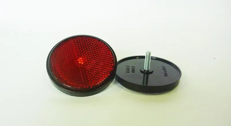 Prizma kerek piros csavaros átm: 85mm